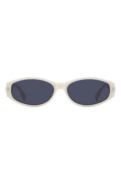 Isabel Marant 58mm Oval Sunglasses In White