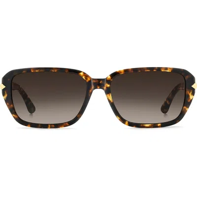 Isabel Marant 58mm Rectangular Sunglasses In Brown