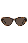 Isabel Marant 59mm Cat Eye Sunglasses In Brown