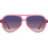 Isabel Marant 59mm Gradient Aviator Sunglasses In Pink