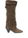 Isabel Marant 60mm Dalby Suede Boots In Brown