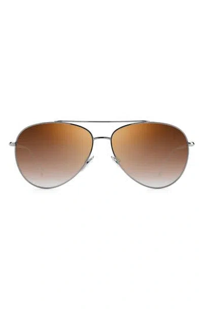 Isabel Marant 60mm Gradient Aviator Sunglasses In Brown