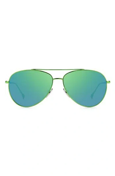 Isabel Marant 60mm Gradient Aviator Sunglasses In Green