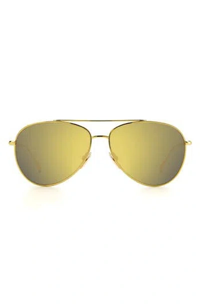 Isabel Marant 60mm Gradient Aviator Sunglasses In Gold
