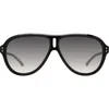 Isabel Marant 60mm Gradient Aviator Sunglasses<br /> In Black