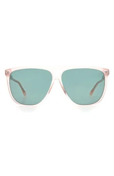 Isabel Marant 61mm Oversize Sunglasses In Green