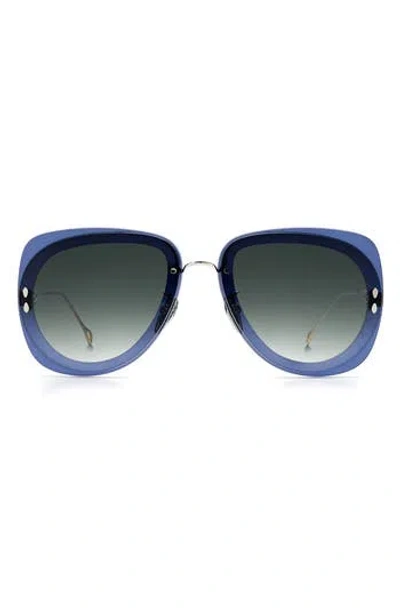 Isabel Marant 62mm Butterfly Sunglasses In Blue