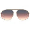 Isabel Marant 62mm Oversize Navigator Sunglasses In Gold