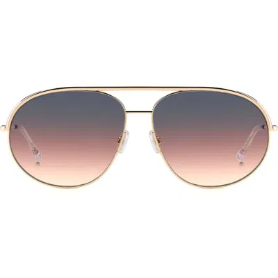 ISABEL MARANT ISABEL MARANT 62MM OVERSIZE NAVIGATOR SUNGLASSES