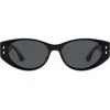Isabel Marant 64mm Oversize Oval Sunglasses