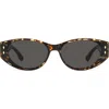 Isabel Marant 64mm Oversize Oval Sunglasses