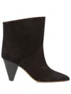 Isabel Marant 75mm Loline Suede Boots In Schwarz