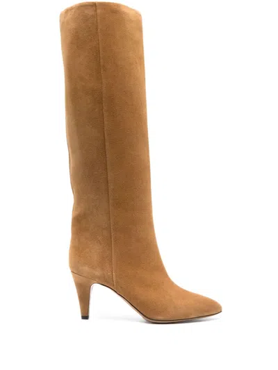 Isabel Marant Tan Laspi Tall Boots In 50co Cognac