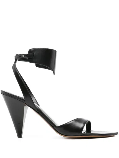 Isabel Marant Black 90 Tapered-heel Sandals