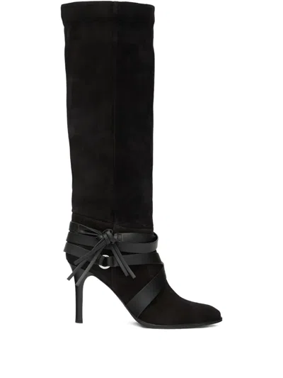 Isabel Marant 90mm Analui Boots In Animal Print