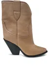 Isabel Marant 90mm Leather Boots In Neutral