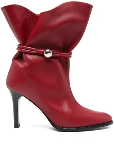 ISABEL MARANT 90MM LOLYA LEATHER BOOTS