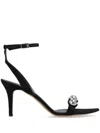Isabel Marant Vilja Heeled Sandals In Black