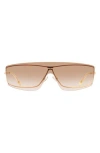 Isabel Marant 99mm Gradient Oversize Shield Sunglasses In Neutral