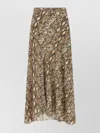 Isabel Marant Sakura Snakeskin-print A-line Maxi Skirt
