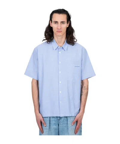 Isabel Marant A Short Sleeved Shirt In Blue