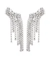 Isabel Marant A Wild Shore Crystal-embellished Earrings In Silver