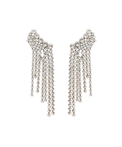 Isabel Marant A Wild Shore Crystal-embellished Earrings In White