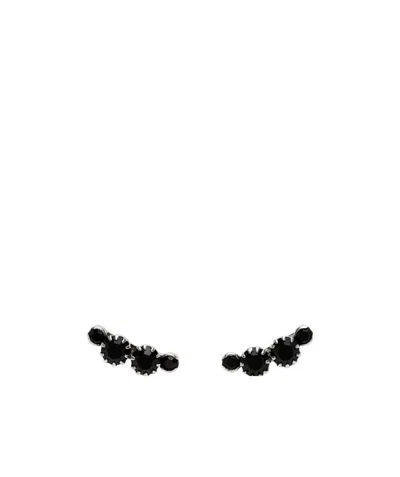 Isabel Marant A Wild Shore Crystal Stud Earrings In Black