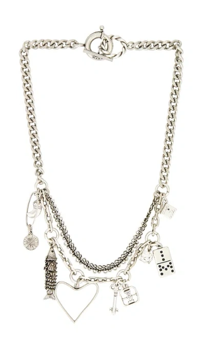 Isabel Marant Abby Necklace In Metallic