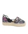 Isabel Marant Abstract-pattern Platform Espadrilles In Nude