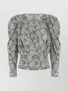 Isabel Marant Abstract Pattern Silk Blouse
