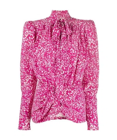 Isabel Marant Abstract-print Silk Blouse