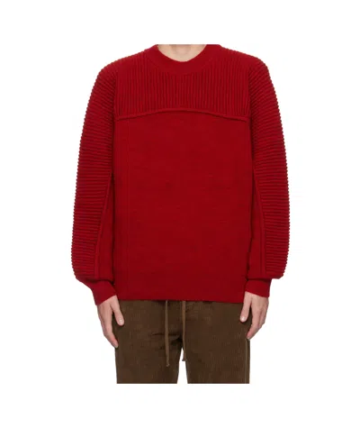 Isabel Marant Red Acolin Sweater In 70rd