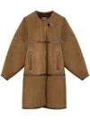Isabel Marant Adael Coat In Brown