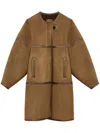 Isabel Marant Adael Coat In Brown
