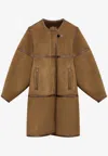 Isabel Marant Adael Coat In Bronze