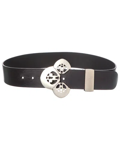 Isabel Marant Adaria Leather Belt In Black