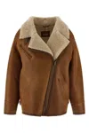 Isabel Marant Shearling Zip-fastening Jacket In Brown