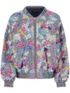 Isabel Marant Embellished Silk Blend Adeline Jacket In Blue
