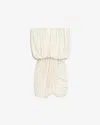 Isabel Marant Adeli Draped Jersey Corset Dress In Neutral