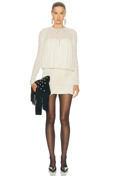 Isabel Marant Adelita Dress In White