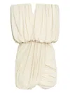 Isabel Marant Adeli Draped Jersey Corset Dress In Neutral
