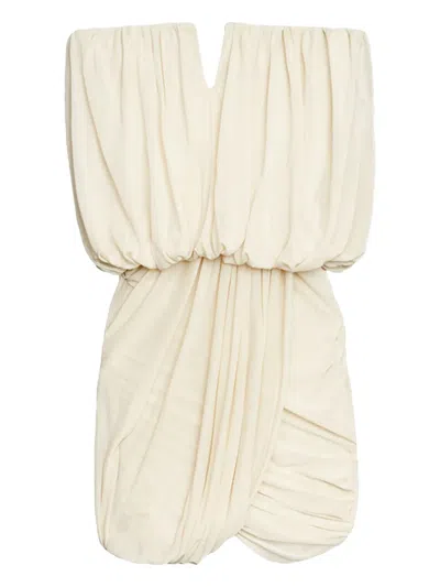 Isabel Marant Adelita Mini Dress In Neutral