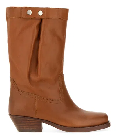 Isabel Marant Ademe Heeled Boots In Brown