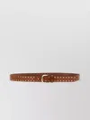 Isabel Marant Adjustable Belt Perforated Gold-tone Buckle