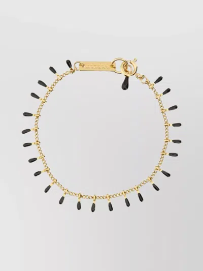Isabel Marant "adjustable Chain" Bracelet Featuring Gold Accents