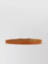 Isabel Marant Adjustable Gold-tone Buckle Belt With Stitched Detailing