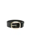 Isabel Marant Adjustable Waist Belt In Black