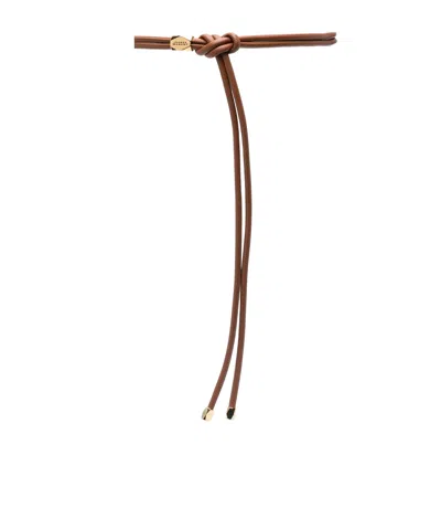 Isabel Marant Adjustable Waist Belt In Brown