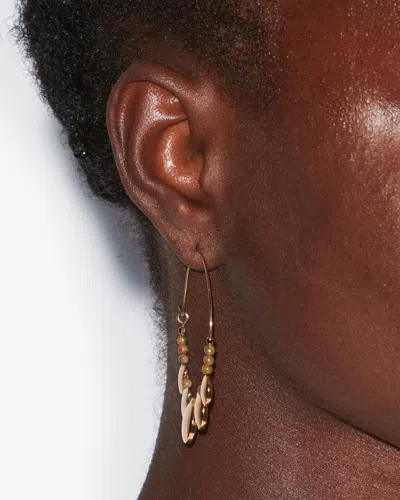 Isabel Marant Adriel Earrings In Khaki